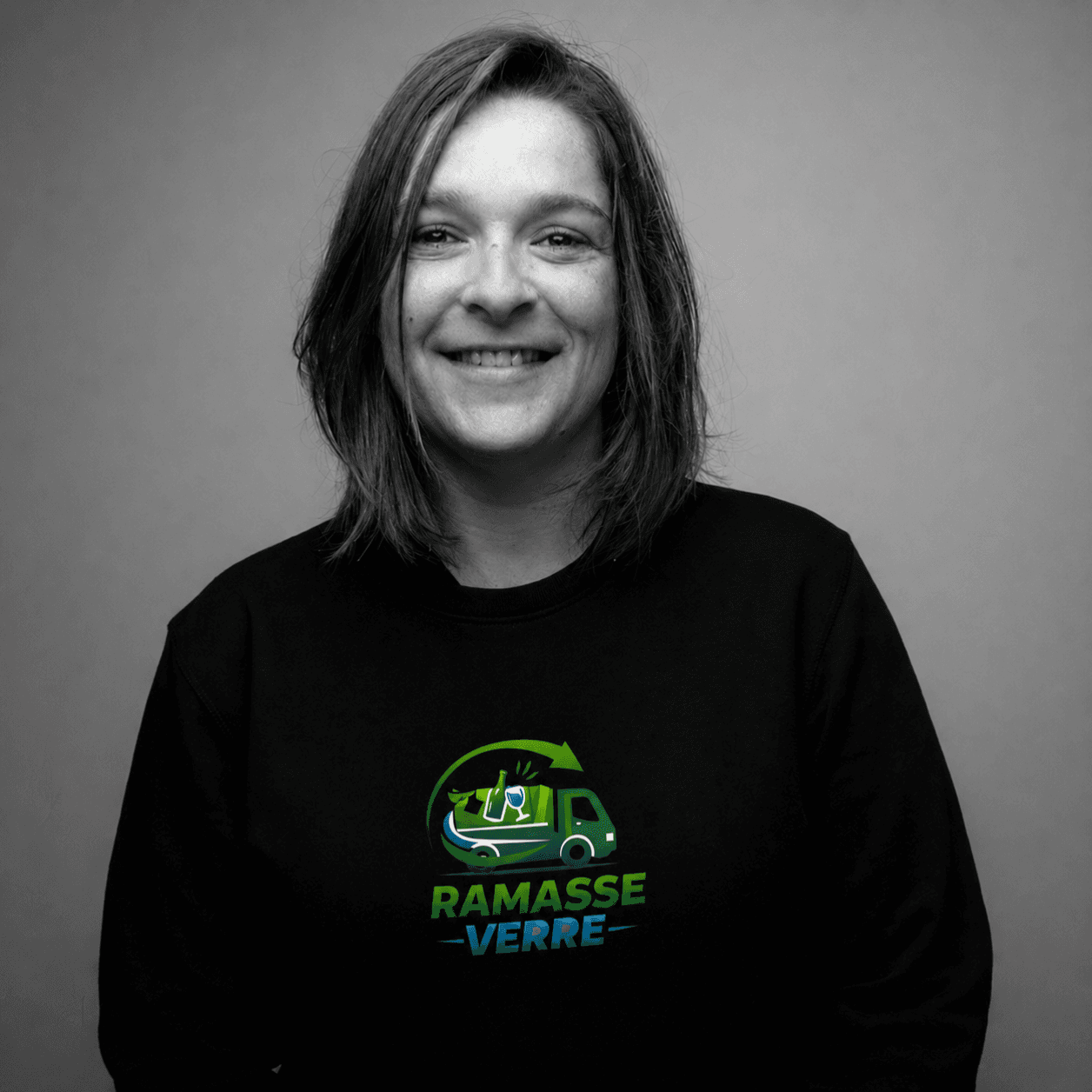 Portrait de Marion, fondatrice du service de collecte de verre